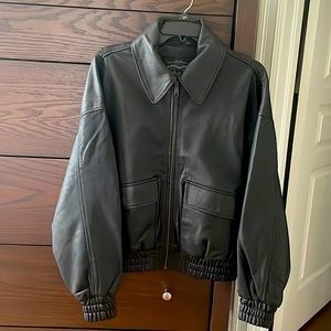 Used leather jacket